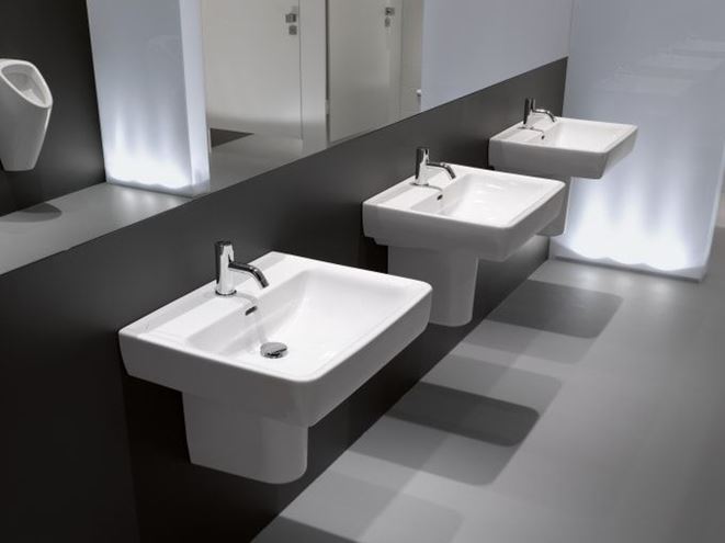 LAUFEN PRO A umyvadlo 55 cm, s otvorem pro baterii a přepadem H8189510001041 Obrázek - fotka