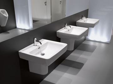 LAUFEN PRO A umyvadlo 55 cm, s otvorem pro baterii a přepadem H8189510001041 Obrázek - fotka