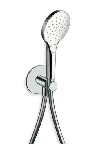 CRISTINA sprchová souprava 3-dílná, ruční sprcha pr. 110 mm, hadice, držák, chrom CRIPD66451 Obrázek - Hlavní obrázek