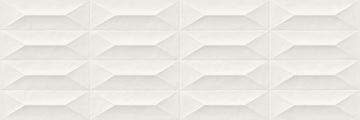 MARAZZI COLORPLAY obklad 30x90 cm, mat reliéf 3D, white