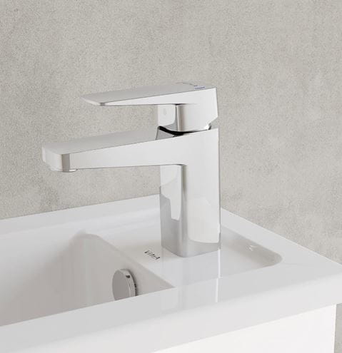 VITRA ROOT SQUARE umyvadlová stojánková baterie, chrom A42732EXP Obrázek - fotka