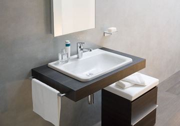 LAUFEN PRO A umyvadlo 56 cm, s otvorem pro baterii, bez přepadu H8139610001041 Obrázek - fotka