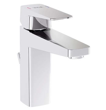 VITRA ROOT SQUARE umyvadlová stojánková baterie, s odtokovou soupravou, chrom