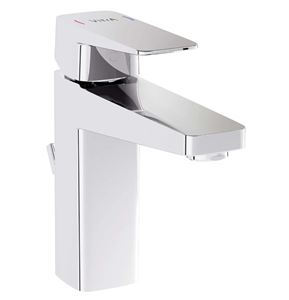 VITRA ROOT SQUARE umyvadlová stojánková baterie, s odtokovou soupravou, chrom