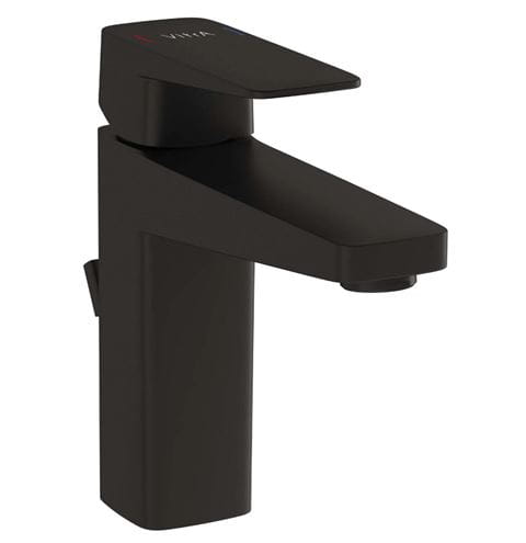 VITRA ROOT SQUARE umyvadlová stojánková baterie, s odtokovou soupravou, matná černá A4273436EXP Obrázek - Hlavní obrázek