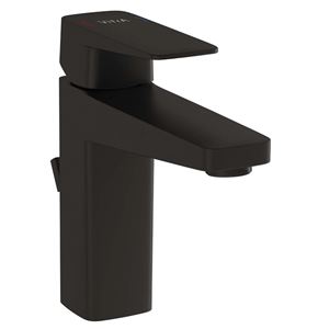 VITRA ROOT SQUARE umyvadlová stojánková baterie, s odtokovou soupravou, matná černá