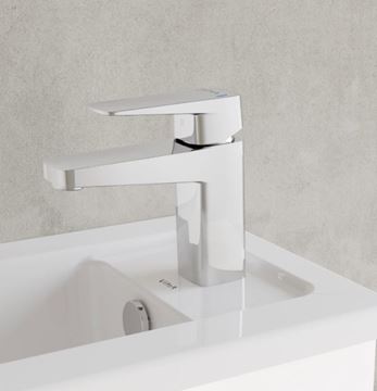 VITRA ROOT SQUARE umyvadlová stojánková baterie, chrom A42732ENGX Obrázek - fotka