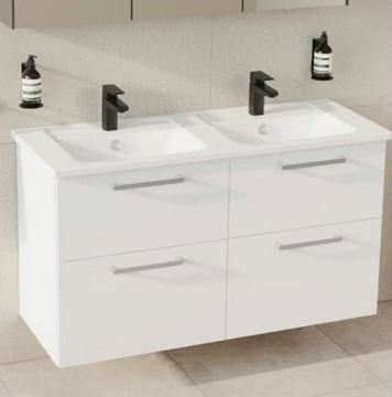 VITRA ROOT SQUARE umyvadlová stojánková baterie, BluEco, matná černá A4273236ENGX Obrázek - fotka
