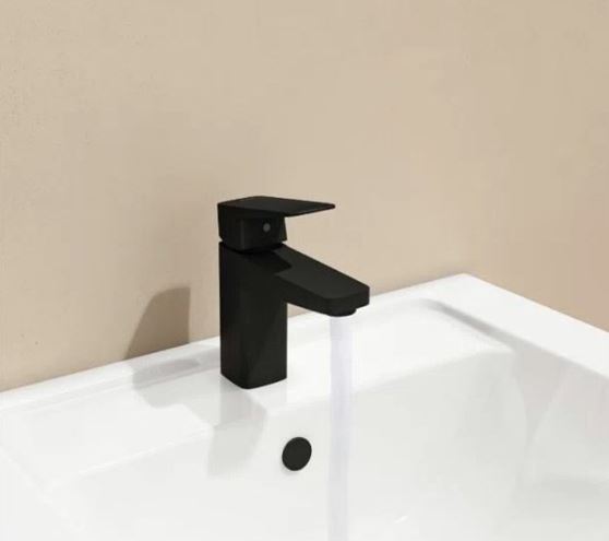 VITRA ROOT SQUARE umyvadlová stojánková baterie, BluEco, matná černá A4273236ENGX Obrázek - fotka