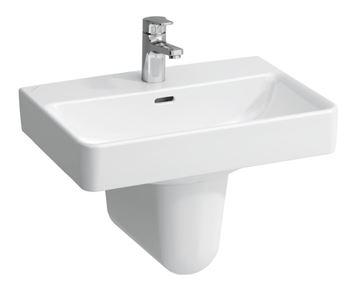 LAUFEN PRO S umyvadlo 60 cm, s otvorem pro baterii a přepadem H8189590001041 Obrázek - fotka