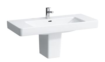 LAUFEN PRO S umyvadlo 105 cm, s otvorem pro baterii a přepadem H8139660001041 Obrázek - fotka