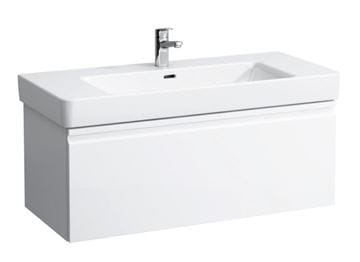 LAUFEN PRO S umyvadlo 105 cm, s otvorem pro baterii a přepadem H8139660001041 Obrázek - fotka
