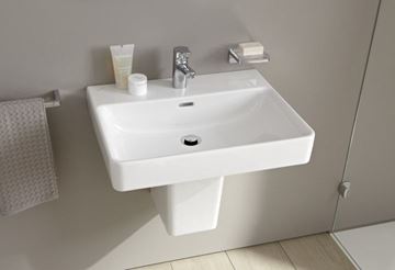 LAUFEN PRO S umyvadlo 55 cm, s otvorem pro baterii a přepadem H8109620001041 Obrázek - fotka