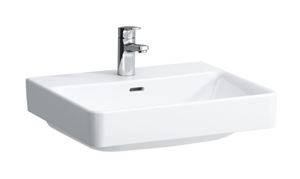 LAUFEN PRO S umyvadlo 55 cm, s otvorem pro baterii a přepadem, LCC