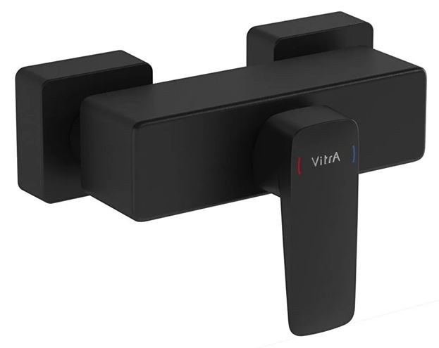 VITRA ROOT SQUARE sprchová nástěnná baterie, matná černá A4276136EXP Obrázek - Hlavní obrázek