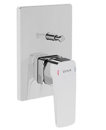 VITRA ROOT SQUARE vanová podomítková baterie, s přepínačem, chrom A42752EXP Obrázek - Hlavní obrázek