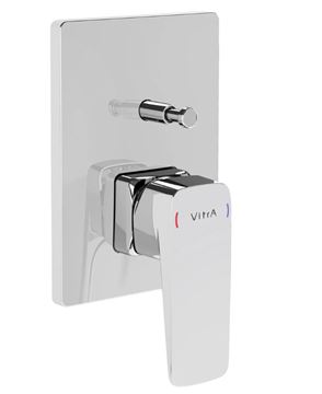 VITRA ROOT SQUARE vanová podomítková baterie, s přepínačem, chrom