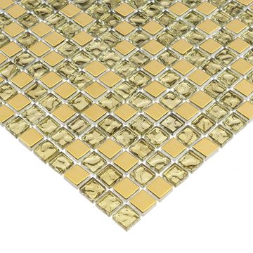 DUNIN GLASS MIX mozaika 30x30(1,5x1,5)cm, lesk, gold mix DD1 GOLD MIX 15 Obrázek - fotka