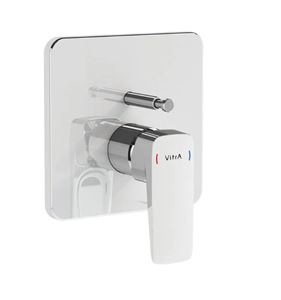 VITRA ROOT SQUARE vanová podomítková baterie, s přepínačem, chrom