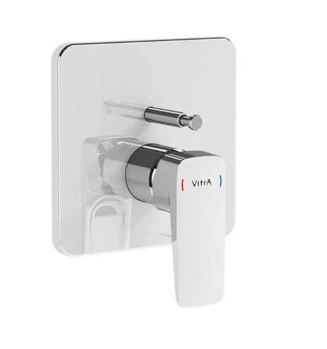 VITRA ROOT SQUARE vanová podomítková baterie, s přepínačem, chrom A42828EXP Obrázek - Hlavní obrázek