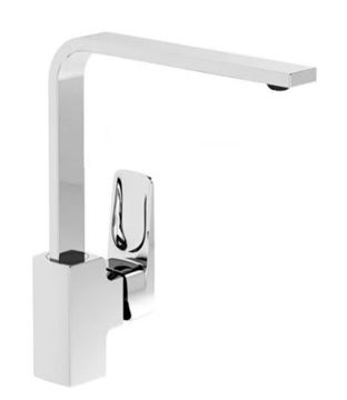 VITRA ROOT SQUARE dřezová baterie, BluEco, chrom