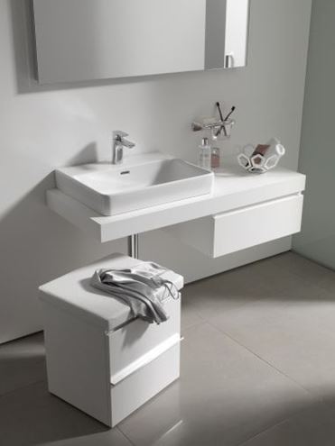 LAUFEN PRO S umyvadlo 55 cm, bez přepadu H8179580001421 Obrázek - fotka