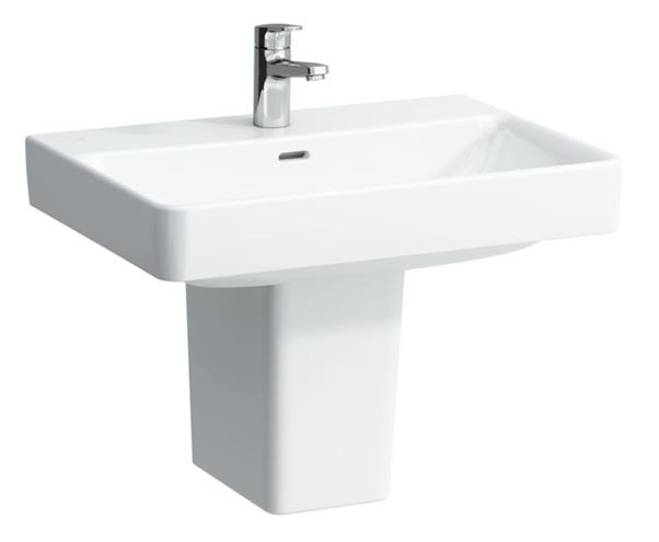 LAUFEN PRO S umyvadlo 60 cm, s otvorem pro baterii a přepadem, LCC H8109634001041 Obrázek - fotka