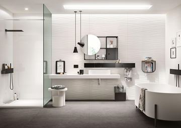 MARAZZI ESSENZIALE obklad 40x120 cm, lesk, bílá MMFK Obrázek - fotka