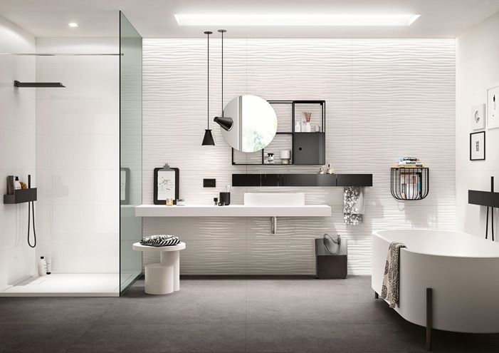 MARAZZI ESSENZIALE obklad 40x120 cm, lesk, bílá MMFK Obrázek - fotka