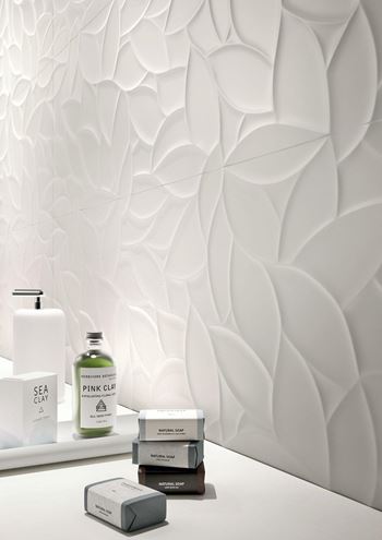 MARAZZI ESSENZIALE obklad 40x120 cm, mat-lesk reliéf 3D, bílá MMFP Obrázek - fotka