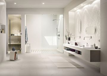 MARAZZI ESSENZIALE obklad 40x120 cm, mat-lesk reliéf 3D, bílá MMFP Obrázek - fotka