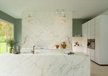 MARAZZI GRANDE MARBLE LOOK dlažba 120x278 cm, lesk, golden white M71D Obrázek - fotka