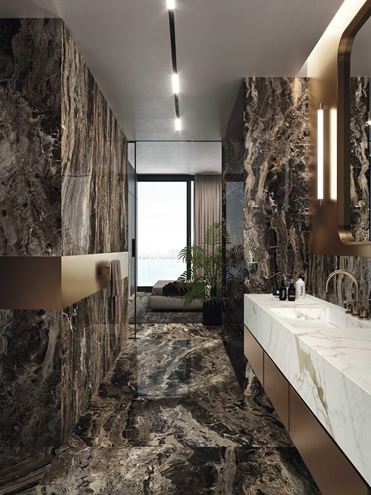 MARAZZI GRANDE MARBLE LOOK dlažba 120x278 cm, lesk, frappuccino M71E Obrázek - fotka