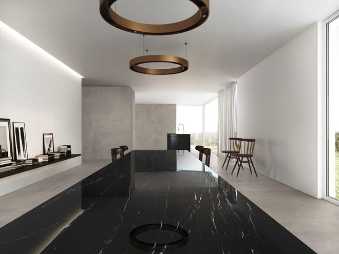 MARAZZI GRANDE MARBLE LOOK dlažba 120x278 cm, lesk, elegant black M71P Obrázek - fotka