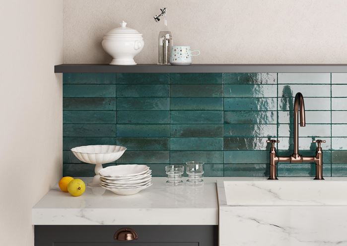 MARAZZI LUME dlažba 6x24 cm, lesk, blue M6RR Obrázek - fotka