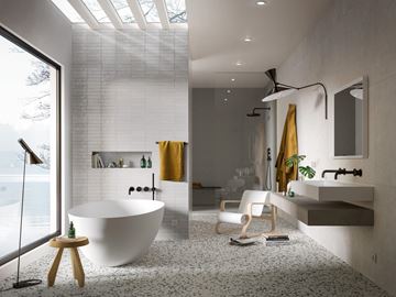 MARAZZI LUME dlažba 6x24 cm, lesk, white M6RN Obrázek - fotka