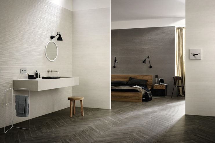 MARAZZI MATERIKA obklad 40x120 cm,  mat reliéf 3D, off white MMN5 Obrázek - fotka