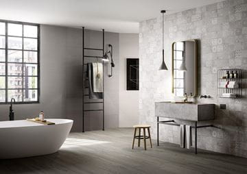 MARAZZI MATERIKA obklad 40x120 cm, mat reliéf 3D, antracite MMN9 Obrázek - fotka