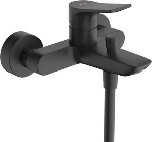 HANSGROHE ZEBRIS E vanová nástěnná baterie, matná černá
