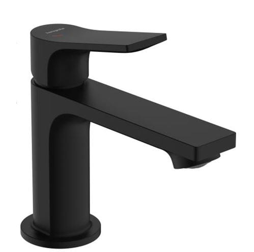 HANSGROHE ZEBRIS E umyvadlová stojánková baterie, s odtokovou soupravou, CoolStart, EcoSmart, matná černá 72572670 Obrázek - Hlavní obrázek