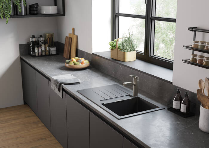 HANSGROHE FOCUS M41 dřezová baterie, nerez 31806800 Obrázek - fotka