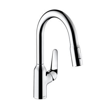 HANSGROHE FOCUS M42 dřezová baterie, s vytahovací sprškou, chrom