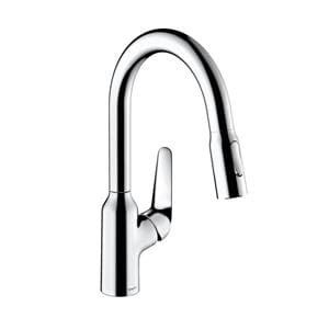 HANSGROHE FOCUS M42 dřezová baterie, s vytahovací sprškou, chrom