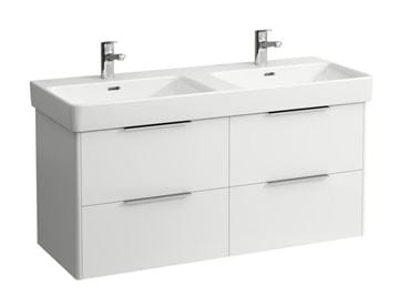 LAUFEN PRO S dvojumyvadlo 120 cm, se 2 otvory pro baterie a přepadem, LCC H8149664001041 Obrázek - fotka