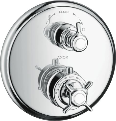 AXOR MONTREUX podomítková termostatická baterie, pro 2 spotřebiče, chrom 16820000 Obrázek - Hlavní obrázek