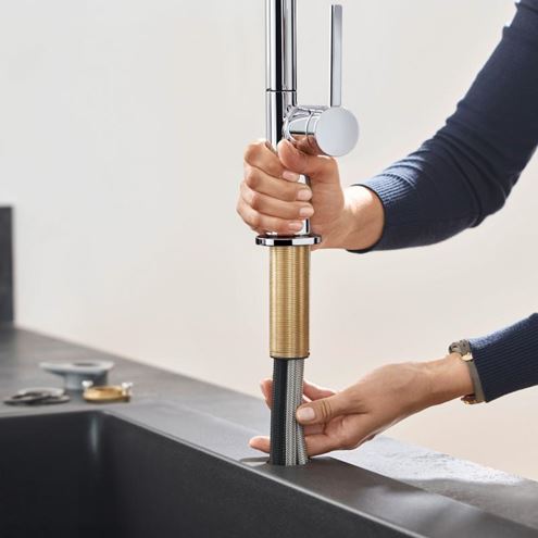HANSGROHE TALIS M54 dřezová baterie, chrom 72804000 Obrázek - fotka