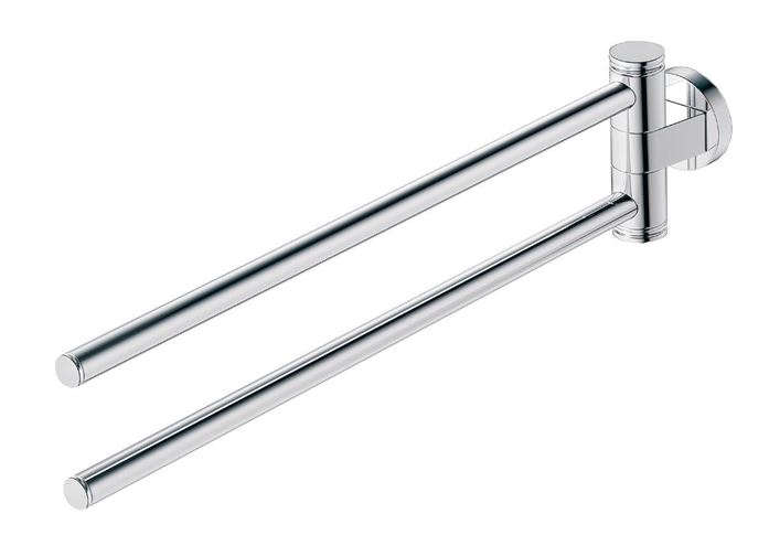 DURAVIT D-CODE držák ručníku 447 mm, dvojramenný, otočný, chrom 0099221000 Obrázek - Hlavní obrázek