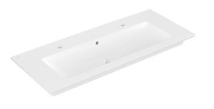 VILLEROY & BOCH VENTICELLO umyvadlo 120 cm, se 2 otvory pro baterie a přepadem, CeramicPlus