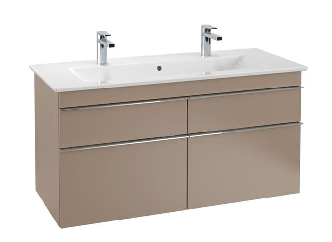 VILLEROY & BOCH VENTICELLO umyvadlo 120 cm, se 2 otvory pro baterie a přepadem, CeramicPlus 4104CKR1 Obrázek - fotka