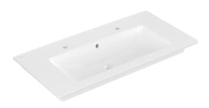 VILLEROY & BOCH VENTICELLO umyvadlo 100 cm, se 2 otvory pro baterie a přepadem, CeramicPlus